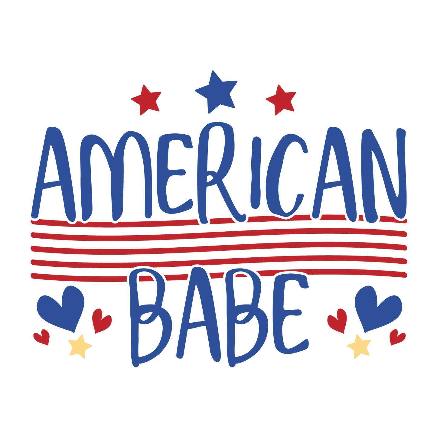 American Babe Design - DTF Ready To Press