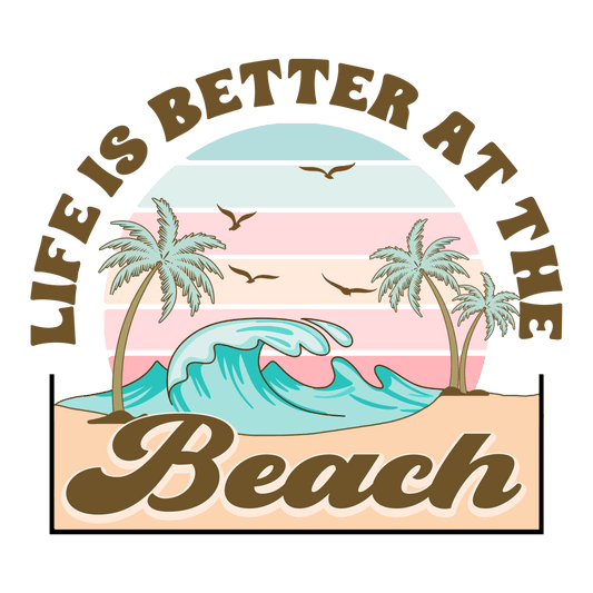 Beach Party Design - DTF Ready To Press