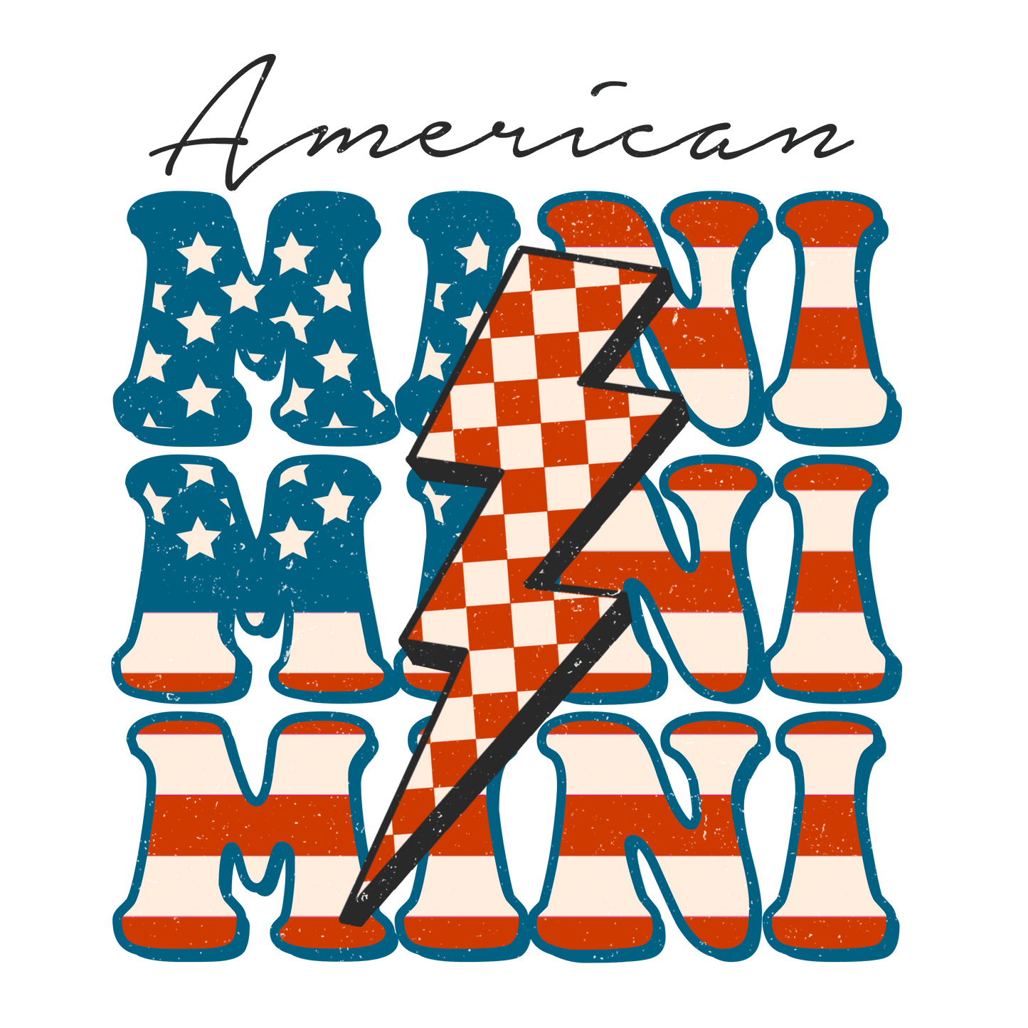 4th Of July American Mini Design - DTF Ready To Press