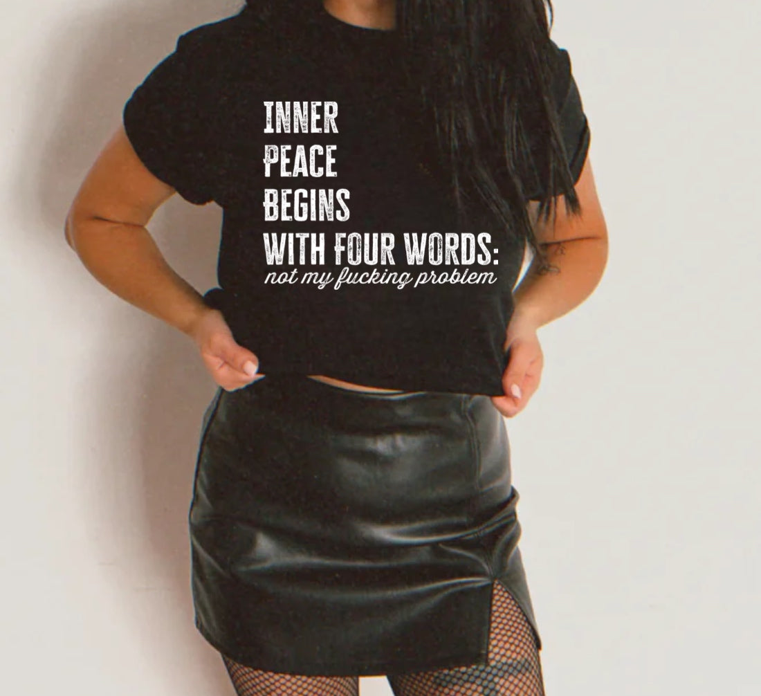 Inner peace begins with four words