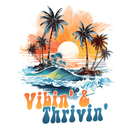 Vacation Vibes Design - DTF Ready To Press