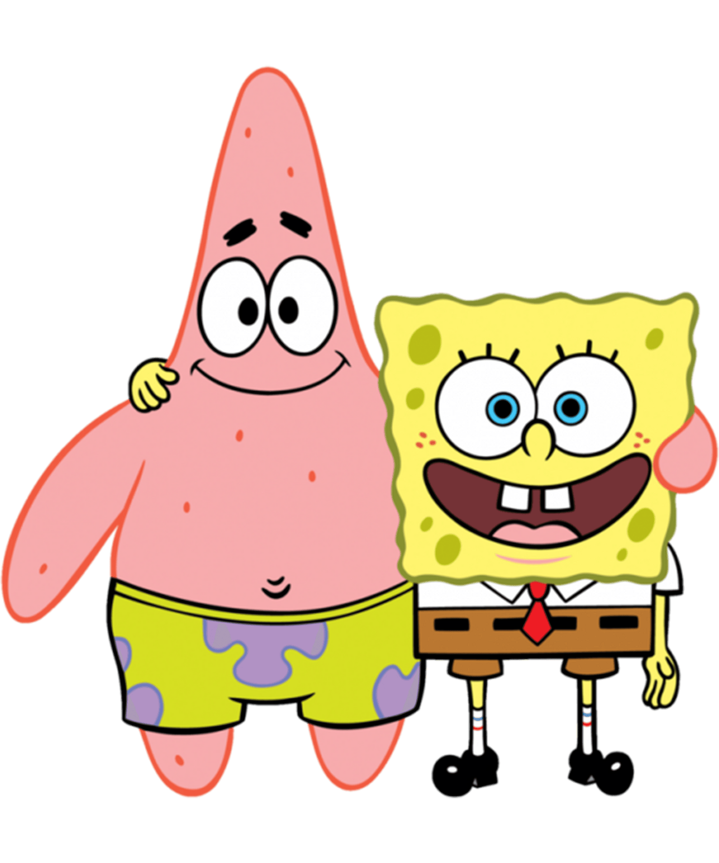 Best Friend Sponge Bob And Patrick Cartoon Design - DTF Ready To Press