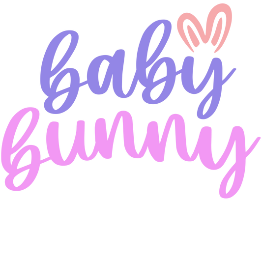 Baby Bunny Easter Design - DTF Ready To Press