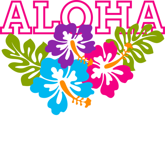 Aloha Design - DTF Ready To Press