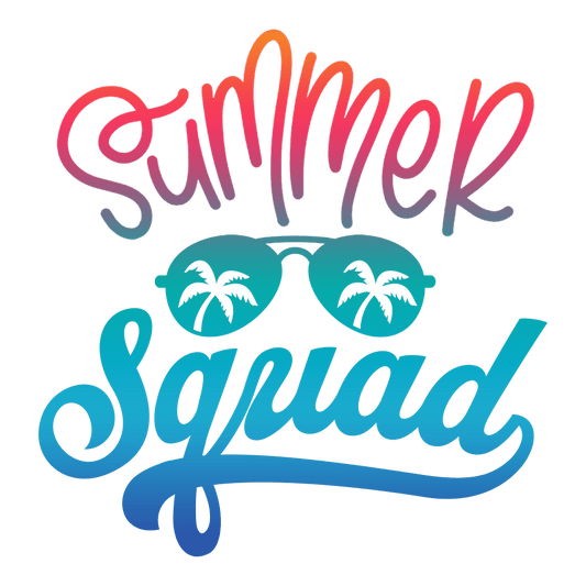 Cool Summer Squad Design - DTF Ready To Press