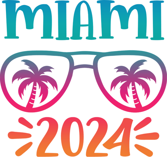 2024 Miami Vacation Design - DTF Ready To Press