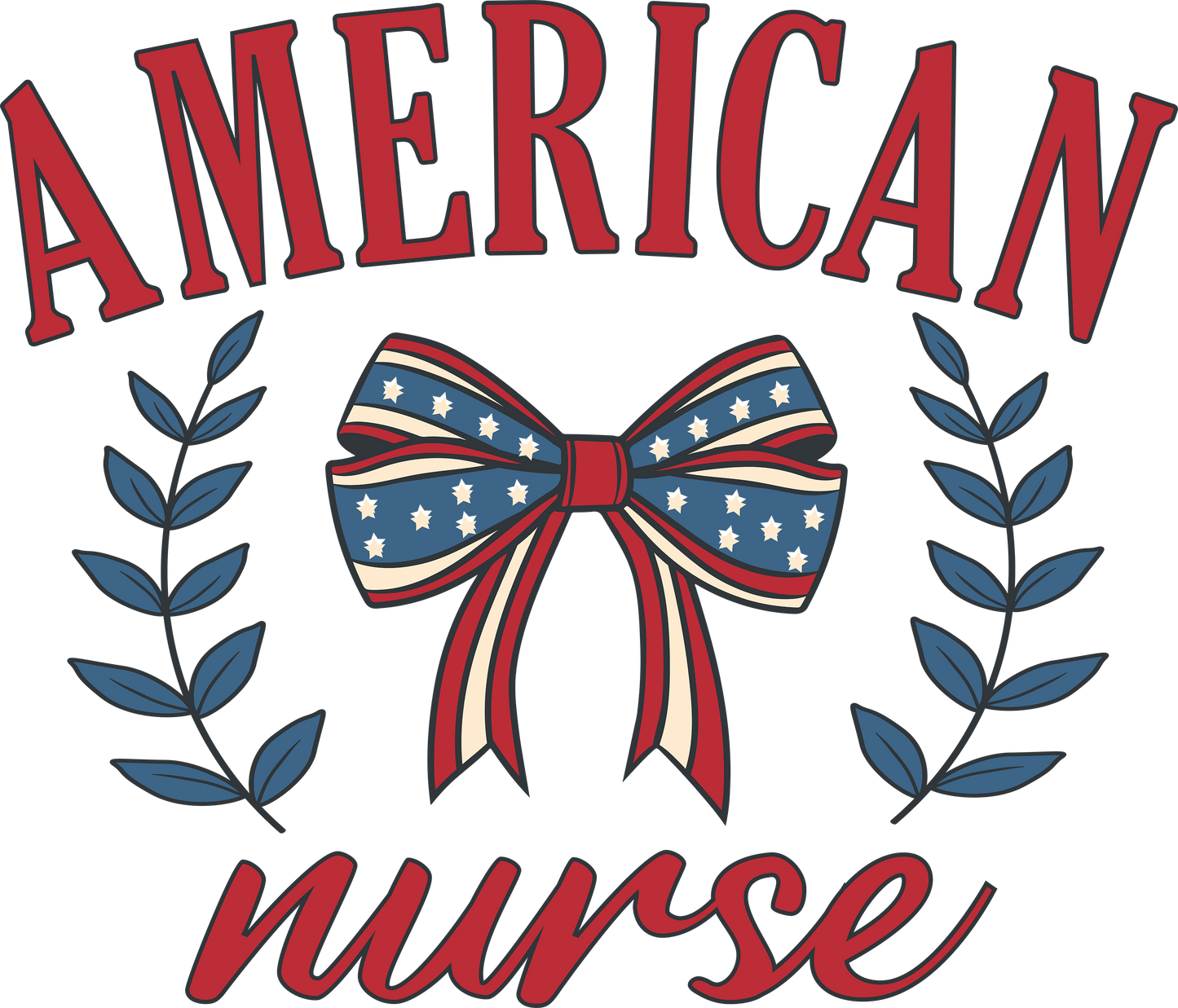 American Nurse Design - DTF Ready To Press