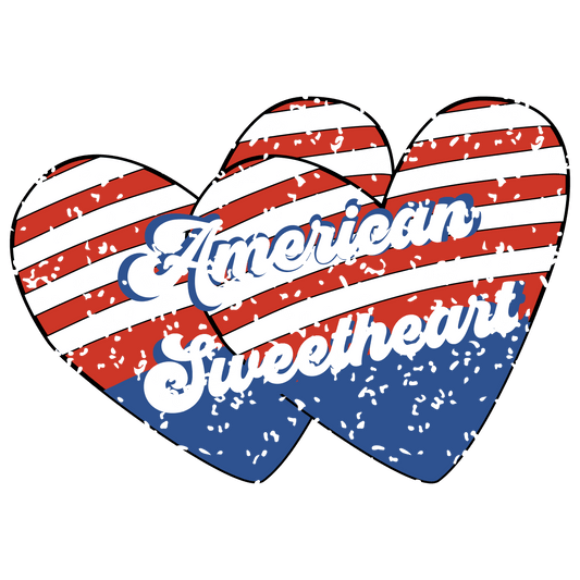 American Sweetheart Design - DTF Ready To Press