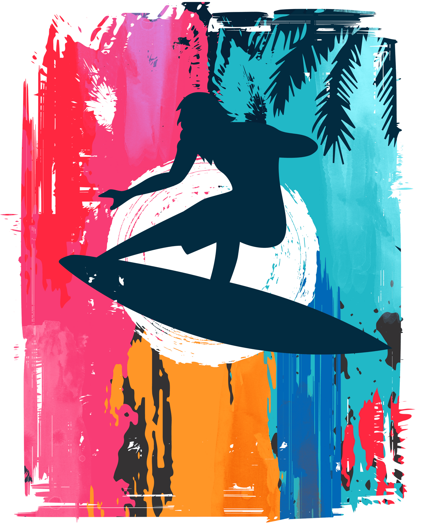 Cool Surf Design - DTF Ready To Press