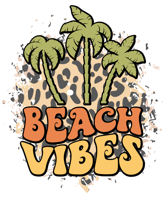 Cute Beach Vibes Design - DTF Ready To Press