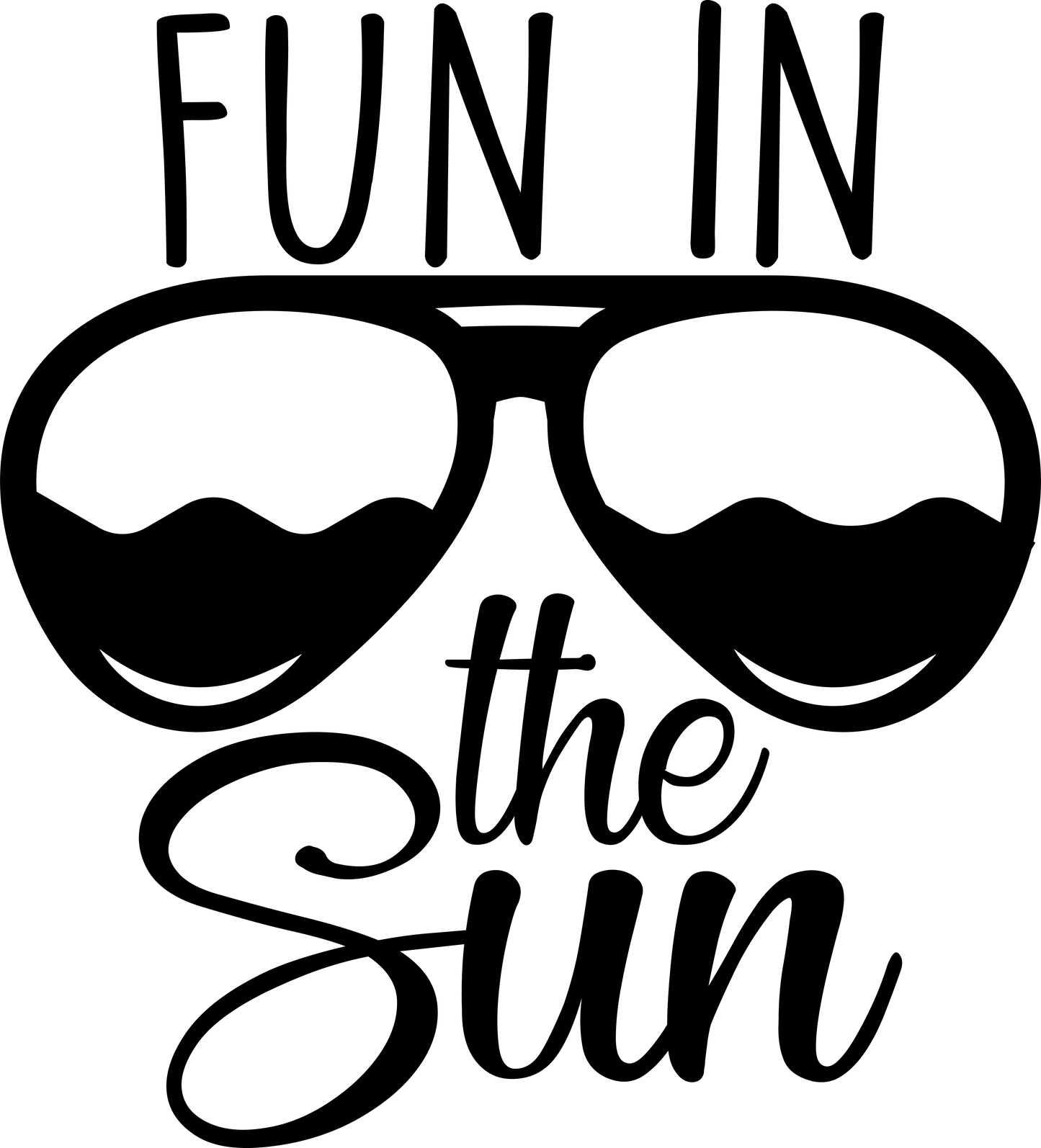 Fun Is The Sun Design - DTF Ready To Press