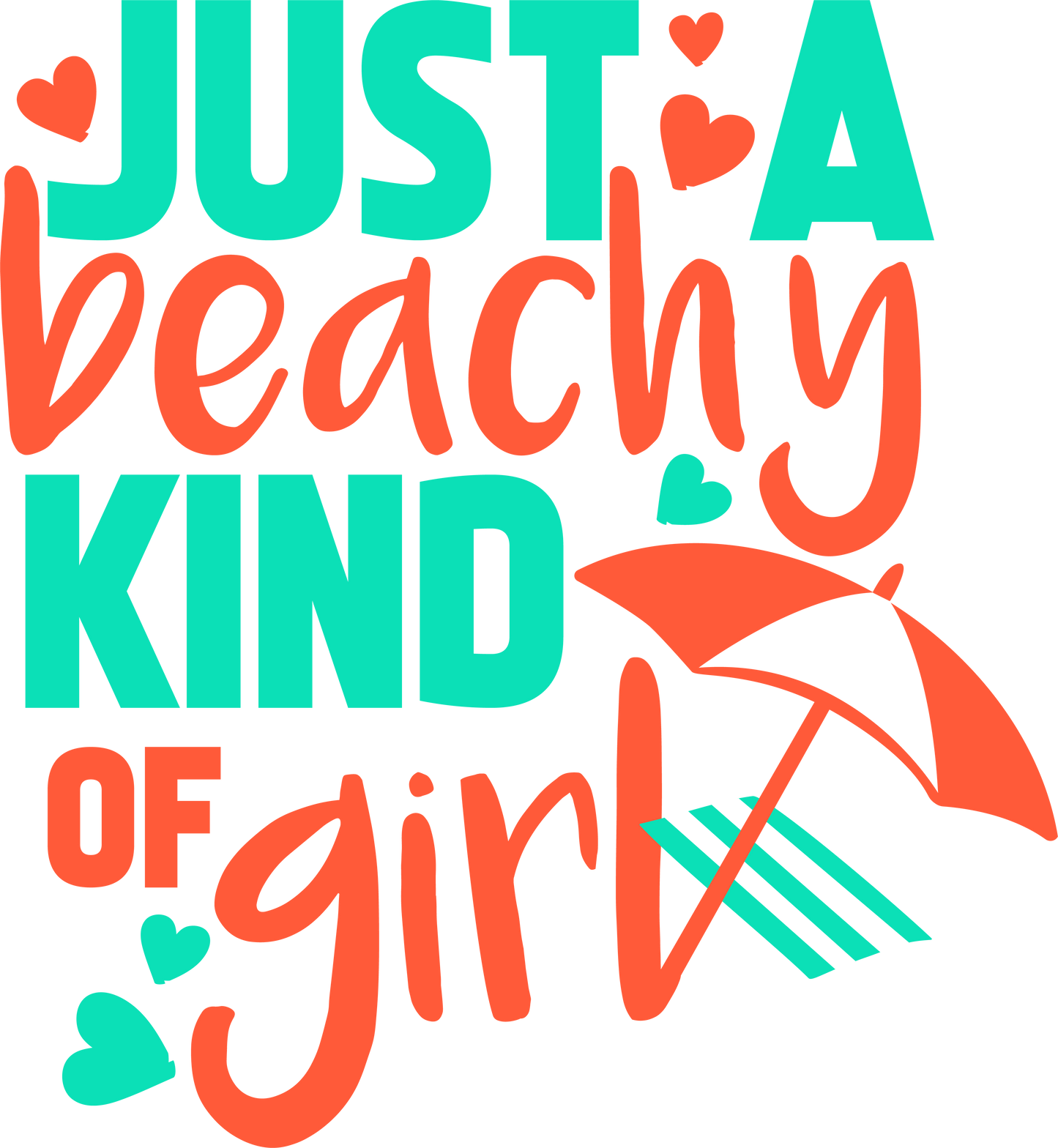 Girls Beach Trip Design - DTF Ready To Press