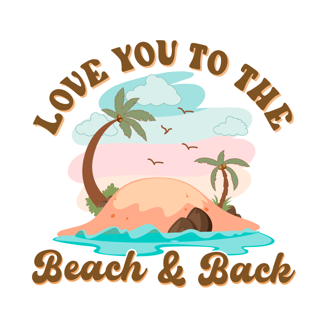 Beach Lover Design - DTF Ready To Press