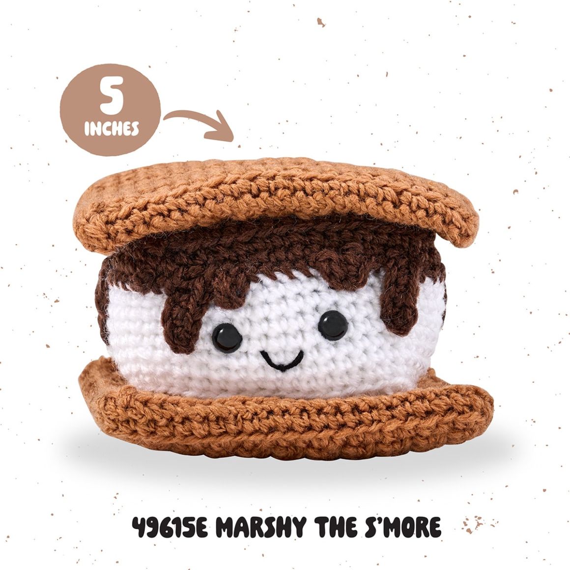 Amigurumi Crochet Kit - Marshy the S'More