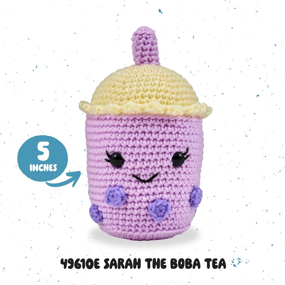 Amigurumi Crochet Kit - Sarah the Boba Tea