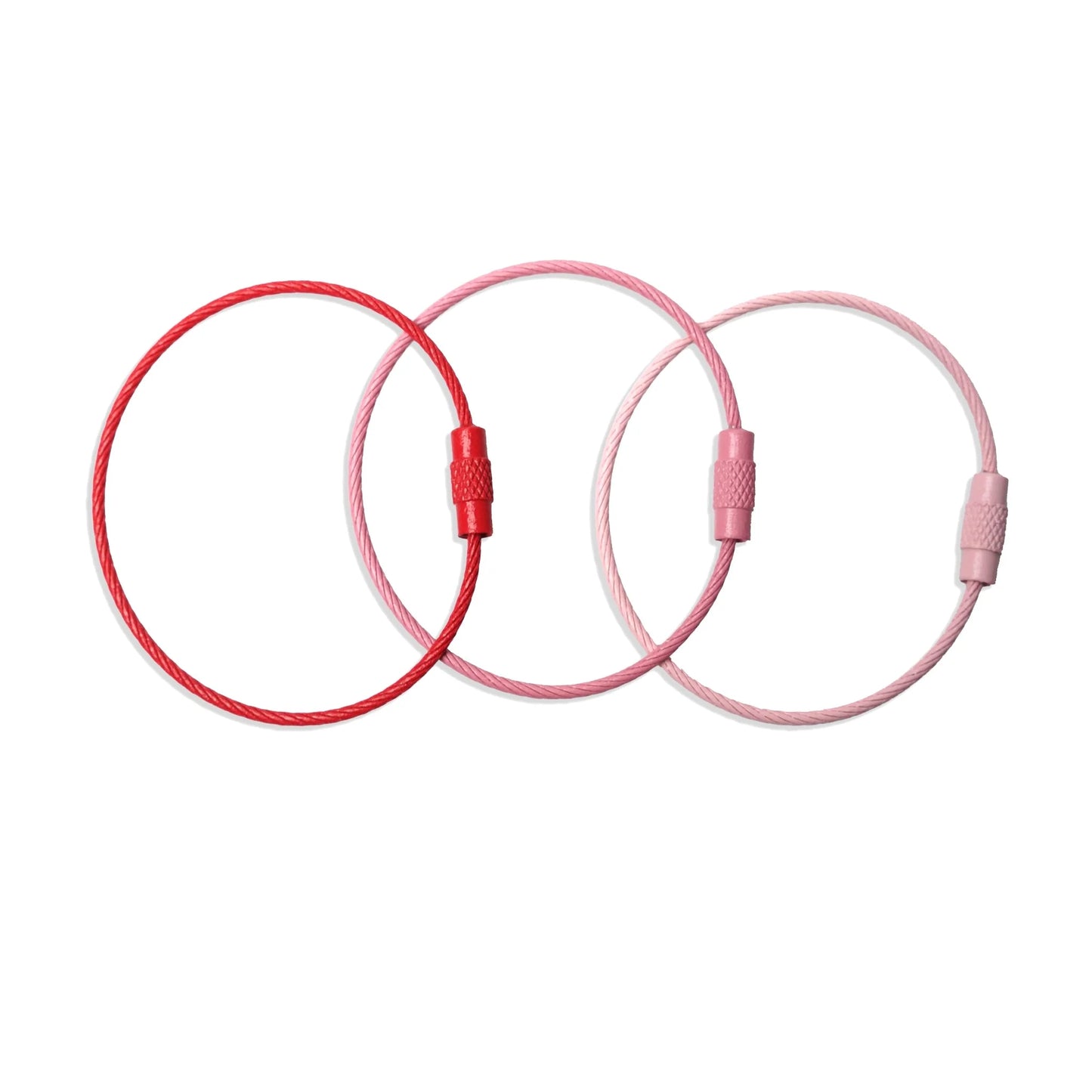 Beadable Charm Tumbler Cable - Light Pink