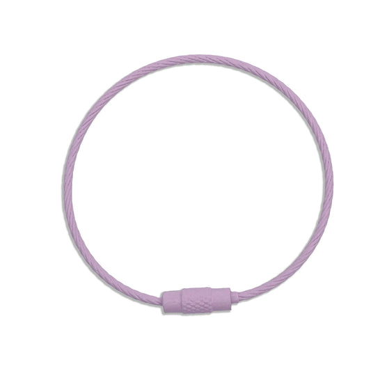 Beadable Charm Tumbler Cable - Light Purple