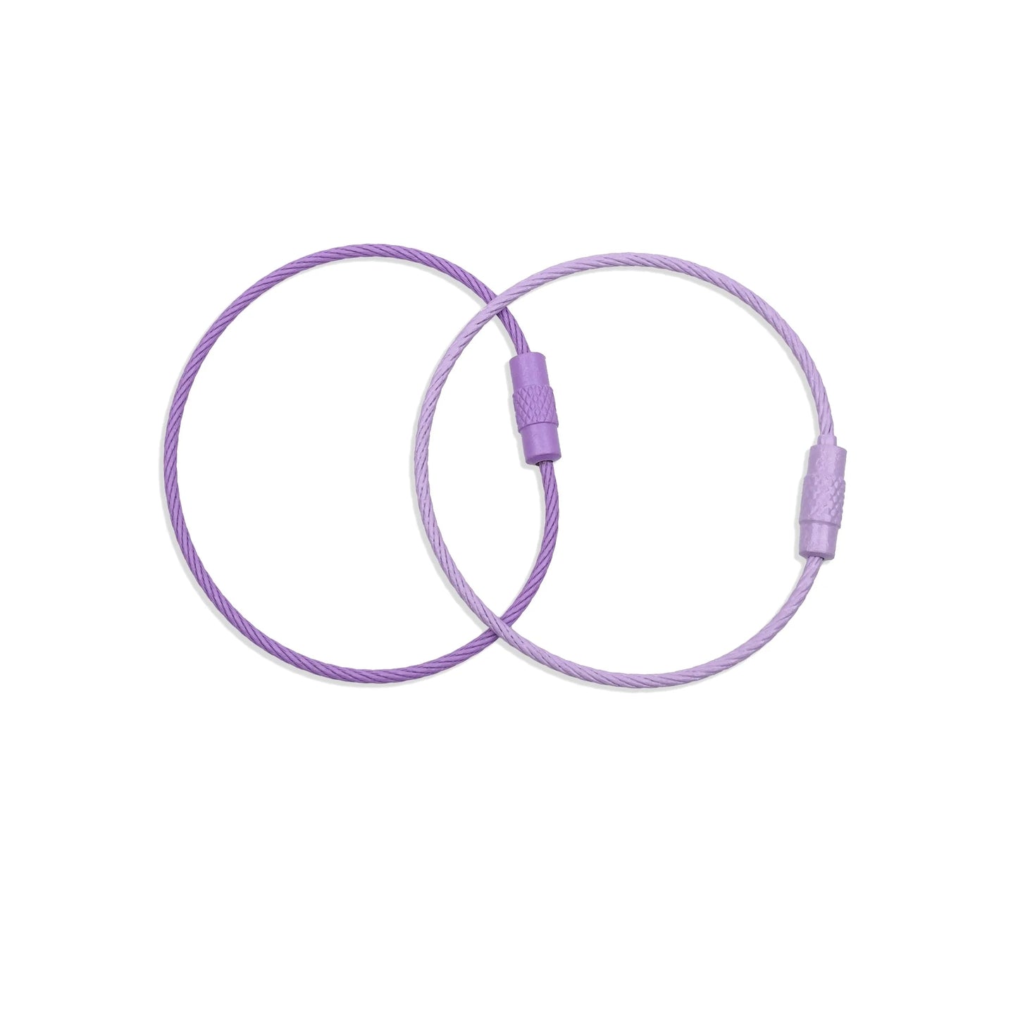 Beadable Charm Tumbler Cable - Light Purple