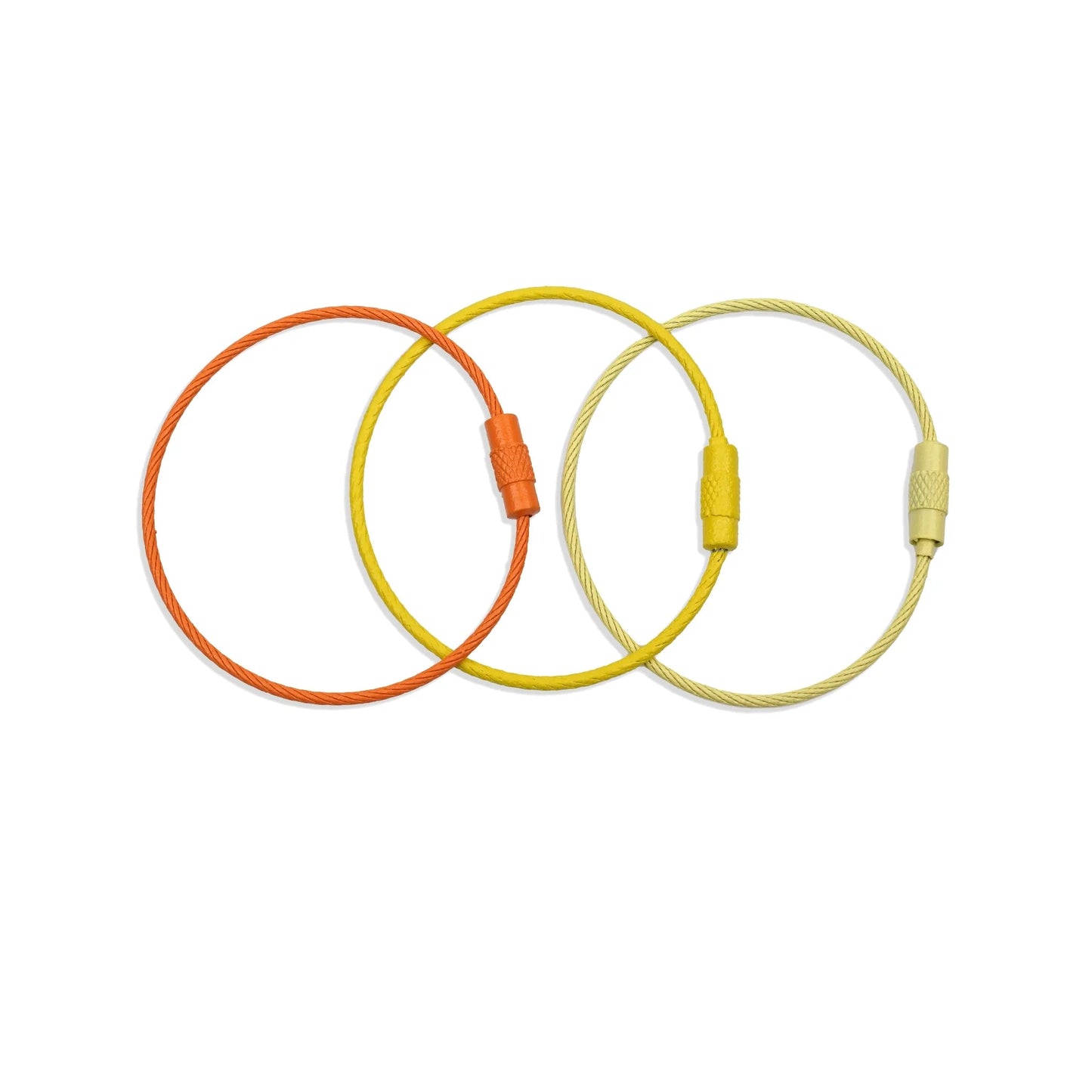 Beadable Charm Tumbler Cable - Light Yellow