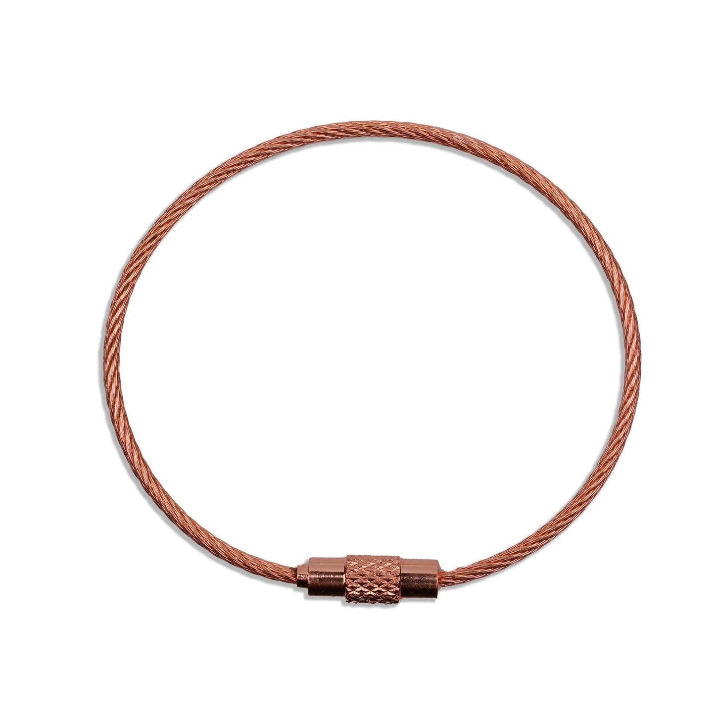 Beadable Charm Tumbler Cable - Rose Gold