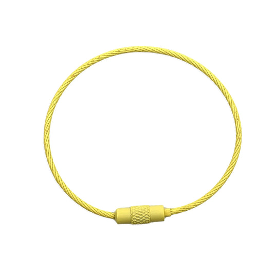 Beadable Charm Tumbler Cable - Yellow