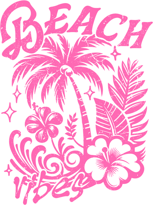 Beach Vibes Design - DTF Ready To Press