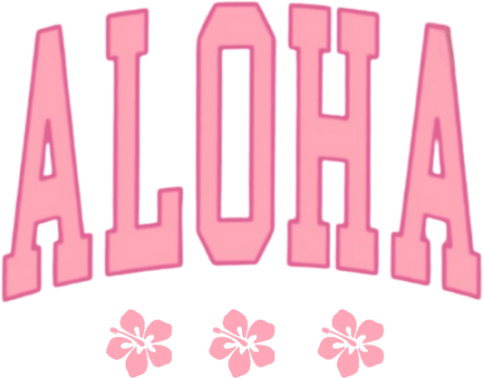 Aloha Design - DTF Ready To Press